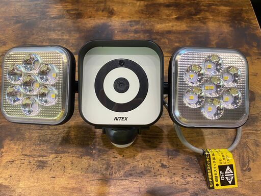 【愛品館八千代店】未使用品RITEX2020年製LEDセンサーライト防犯カメラC-AC8160【愛八DS】