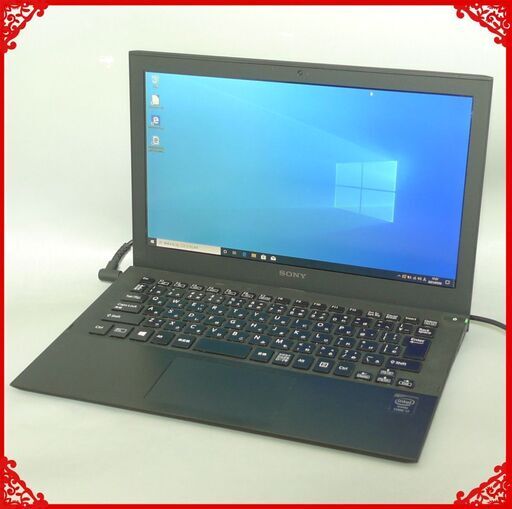 1台限定 高速SSD搭載 軽量 薄型 ノートパソコン 中古良品 11.6型 SONY SVP1121A2J 第4世代Core i7 4GB 無線 Windows10 LibreOffice済