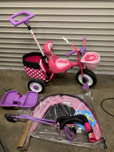 即日配送 877 アイデス ミニー 三輪車 自転車 子供 ディズニー ミニーちゃん 予約製品 Corma Mx