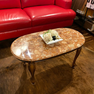 最終お値下げ❗️ 美品❣️ ハイセンス❗️ イタリアンレッドの本革3人