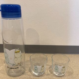  岐阜信用金庫　瓶グラス　グラス2個　管RKJ0486