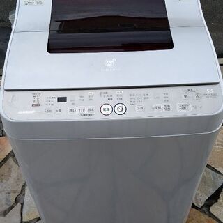 ☆★☆梅雨時期最適♪SHARP温風乾燥付き洗濯機5.5kg☆★☆