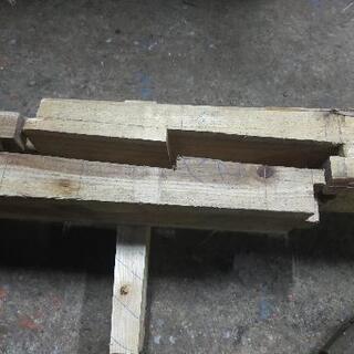 材木 三寸角 金輪継ぎ材 7650mm