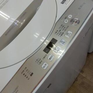J077 早い者勝ち！ ☆6ヶ月保証☆5.5K洗濯機☆SHARP ES-G55UC-N 2019年