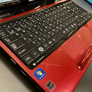 no10 美品 艶レッド オフィス付き ノートPC