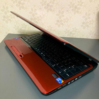 no10 美品 艶レッド オフィス付き ノートPC