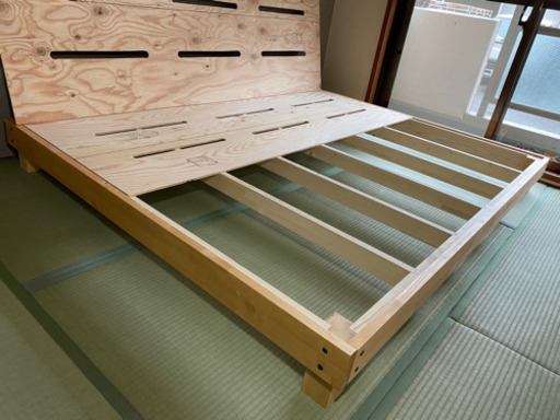 オーダー作製ベッド　サイズ調整可能！