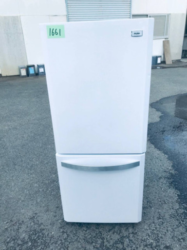 ①1661番 Haier✨冷凍冷蔵庫✨JR-NF140K‼️