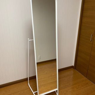 【取引中】IKEA スタンドミラー 鏡 KNAPPER クナッペル
