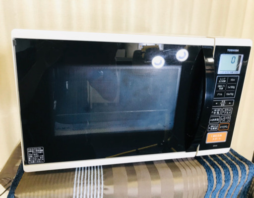 TOSHIBA✨オーブンレンジ✨角皿付き✨清掃済み