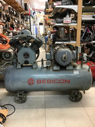 【中古】HITACHI  コンプレッサー  BP-10TE
