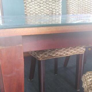 ウォーターヒヤシンス6人掛けダイニングセット