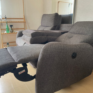 【美品/購入時9万円】ニトリ電動リクライニングソファ