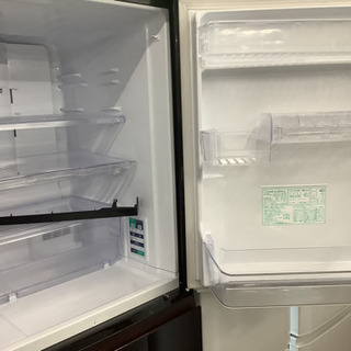 2019年製 SHARP 3ドア両開き冷蔵庫 SJ-GW36E-R 中古 リサイクル