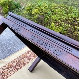 ◎お値下げしました‼️☆早いもの勝ち‼️ 逸品 貴重 座卓 紫檀 黒檀 机 座卓 座敷机 正方卓 ローテーブル 机 和家具 抽斗