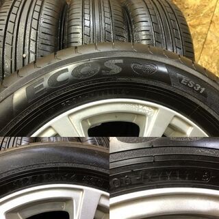 YOKOHAMA ECOS ES31 185/65R14】夏タイヤ【Aphrodite 社外 14インチ 