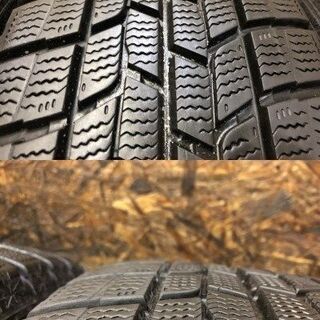 【GOODYEAR ICENAVI 6 195/65R15】スタッドレス【MANARAY 社外 15インチ 6J5HPCD100+45】プリウス ウィッシュ等　(TF558) クレジットカード QR決済可能