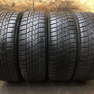 【GOODYEAR ICENAVI 6 195/65R15】スタッドレス【MANARAY 社外 15インチ 6J5HPCD100+45】プリウス ウィッシュ等　(TF558) クレジットカード QR決済可能
