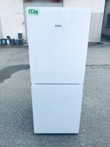 ③✨2018年製✨1524番 haier✨冷凍冷蔵庫✨JR-GNF148E‼️