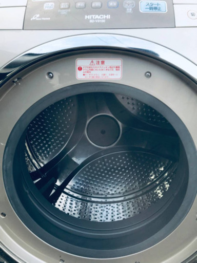 ⑤‼️ドラム式入荷‼️10.0kg‼️ ✨乾燥機能付き✨1344番 HITACHI✨日立電気洗濯乾燥機✨BD-V3100R‼️