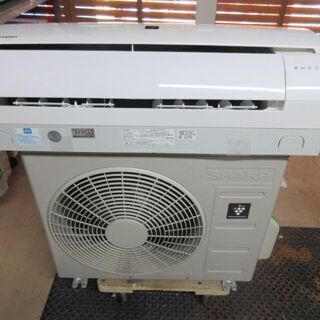 K02376　シャープ　中古エアコン　主に6畳用　冷2.2kw／暖2.5kw