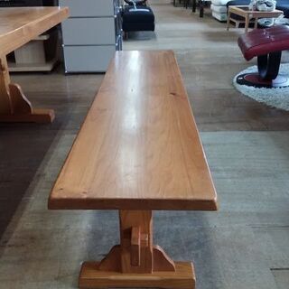 【愛品倶楽部柏店】　ＮＩＴＯＲＩ　ニトリ　オレゴン２００　ベンチダイニング5点セット　【店舗同時販売中】