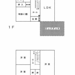 鹿児島石谷町戸建　即入居可能！お庭とウッドデッキ、ガーデニングも...