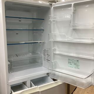 R1265) シャープ 5ドア SJ-PW38X-S 384L 2013年製! 冷蔵庫 店頭取引大
