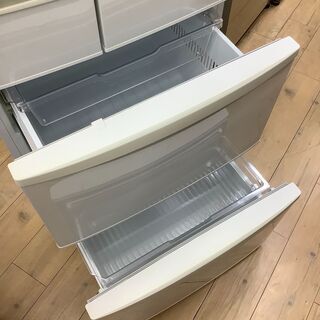R1265) シャープ 5ドア SJ-PW38X-S 384L 2013年製! 冷蔵庫 店頭取引大