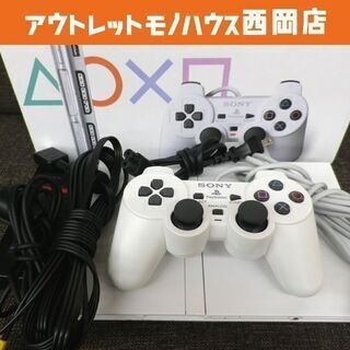 ジャンク品 プレイステーション2 75000番 ホワイト 薄型 ...