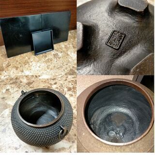 茶道具セット 茶器 茶道 古物 工芸品 風炉釜 鉄釜 茶釜 アンティーク