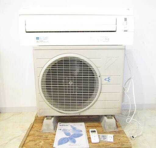 N2954 ダイキン ルーム エアコン AN22NFSK-W 2012年製 冷房 暖房兼用 分離形 空冷式 DAIKIN 家電 電化製品 中古