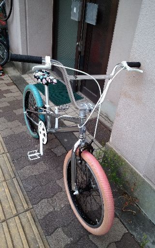 FUN]20吋 BMXクルーザーバイク シングル/メッキカラー