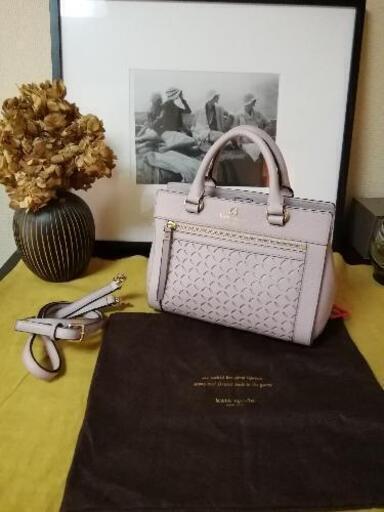 非常に美品。kate spade　2way　オールレザー　ハンドバッグ