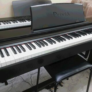 電子ピアノ CASIO カシオ privia プリヴィア PX-735BK 2012製 動作品