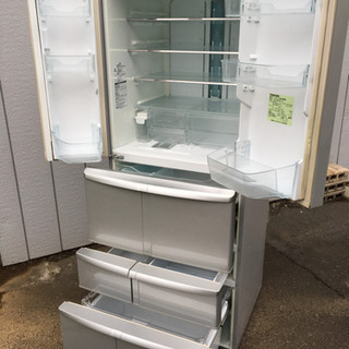 □東芝 6ドア冷凍冷蔵庫 548L GR-B55F□自動製氷付 6ドア大型