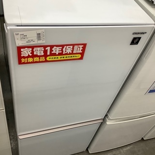 SHARP SJｰGD14EｰW 2ドア冷蔵庫 2019年製