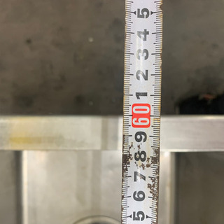 P3191 業務用　一層シンク　流し台　厨房機器　幅45×奥行60×高さ94cm プラクラ東区本町店　札幌