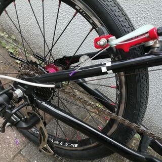 RISK　軽いアルミフレーム　２０インチ・７段のミニベロ