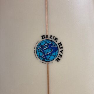 【格安・中古・修理済】ブルーリバーサーフボード  ファンボード 長さ6'6