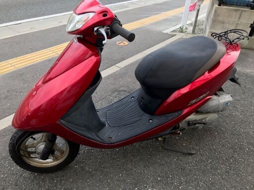 実動　AF68　ディオ　インジェクション　赤　サイドスタンド付