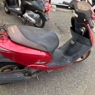 実動 AF68 ディオ インジェクション 赤 サイドスタンド付