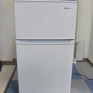【ネット決済・配送可】アイリスオーヤマ2ドア冷蔵庫