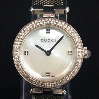 GUCCI グッチ  ディアマンティッシマ レディース シェル文字盤 2針モデル