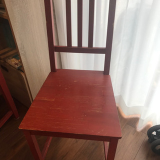 【ネット決済】IKEA 椅子 ダイニングチェア 2脚　+ テーブル