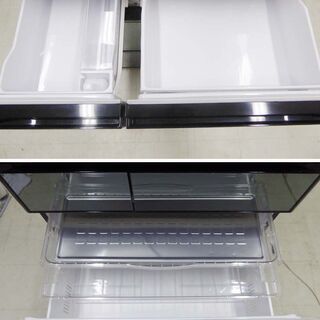 ■HITACHI 日立■2018年製 動作保証付 真空チルド R-WX74J フレンチドア 冷蔵庫 735L 電動引き出し 新鮮スリープ野菜室