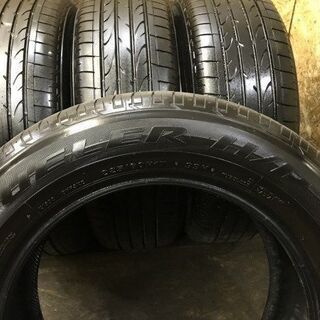 BS DUELER H/P SPORT 225/60R17 17インチ 夏タイヤ 4本 2018年製 BMW/X3 ジープチェロキー エクストレイル等　(VTB397) クレジットカード QR決済可能