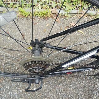アルミフレーム クロスバイク 変速2x7 フレームサイズC-T480mm 約3年使用
