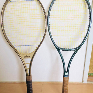 硬式テニスラケット　プリンス　フォーミュラ2本セット