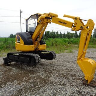 コマツ PC30UU-3 3トンクラス 小旋回 倍速 全塗装済 ミニ油圧ショベル ...